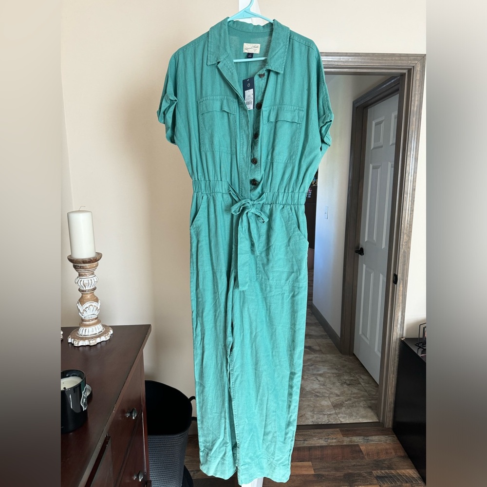 Teal Target Jumpsuit